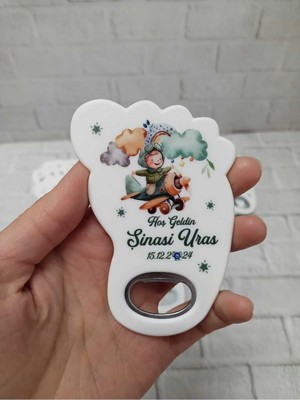 Lecatte 20 Adet Ayak Magnet Açacak Yeni Doğan, Doğum Günü, Sünnet, Nişan, Söz, Düğün Hediyelik