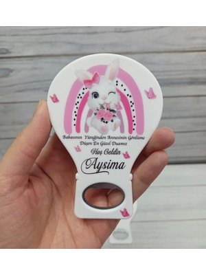 Lecatte 20 Adet Balon Açacak Magnet Pembe Tavşan