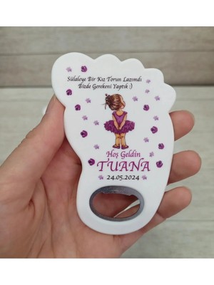 Lecatte 20 Adet Ayak Magnet Açacak Yeni Doğan, Doğum Günü, Sünnet, Nişan, Söz, Düğün Hediyelik