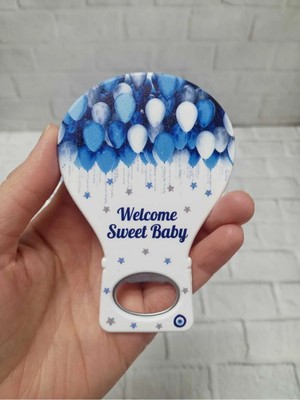 Lecatte 20 Adet Balon Magnet Açacak Yeni Doğan, Doğum Günü, Sünnet, Nişan, Söz, Düğün Hediyelik
