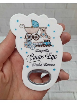 Lecatte 20 Adet Ayak Magnet Açacak Yeni Doğan, Doğum Günü, Sünnet, Nişan, Söz, Düğün Hediyelik