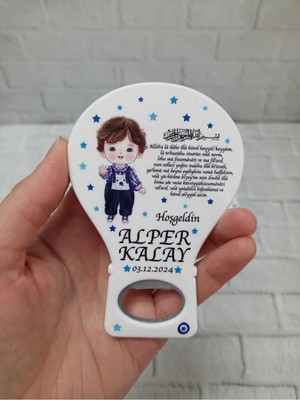 Lecatte 20 Adet Balon Magnet Açacak Yeni Doğan, Doğum Günü, Sünnet, Nişan, Söz, Düğün Hediyelik