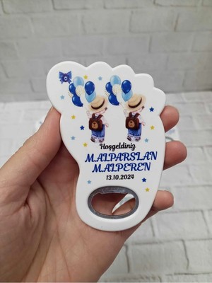 Lecatte 20 Adet Ayak Magnet Açacak Yeni Doğan, Doğum Günü, Sünnet, Nişan, Söz, Düğün Hediyelik
