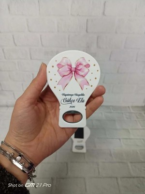 Lecatte 20 Adet Balon Pembe Fiyonk Magnet Açacak Yeni Doğan, Doğum Günü, Sünnet, Nişan, Hediyelik