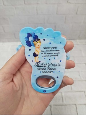 Lecatte 20 Adet Ayak Magnet Açacak Yeni Doğan, Doğum Günü, Sünnet, Nişan, Söz, Düğün Hediyelik