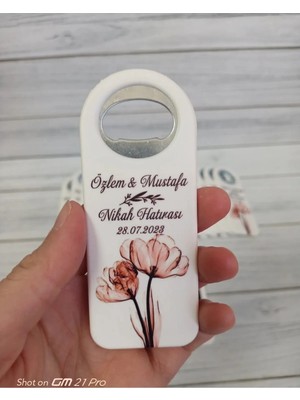 Lecatte 20 Adet Uzun Açacak Magnet Düğün Hediyesi