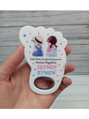 Lecatte 20 Adet Ayak Açacak Magnet Ikiz Kız Erkek Temalı
