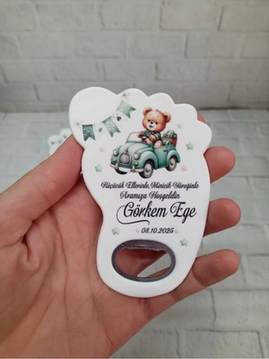 Lecatte 20 Adet Ayak Magnet Açacak Yeni Doğan, Doğum Günü, Sünnet, Nişan, Söz, Düğün Hediyelik