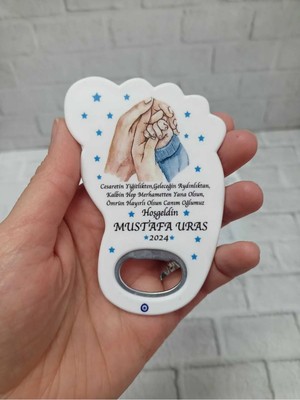 Lecatte 20 Adet Ayak Magnet Açacak Yeni Doğan, Doğum Günü, Sünnet, Nişan, Söz, Düğün