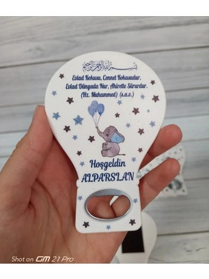 Lecatte 20 Adet Balon Açacak Magnet Filli Hadisli