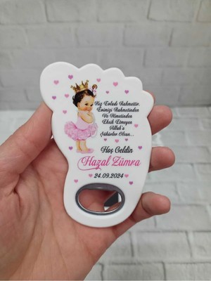 Lecatte 20 Adet Ayak Magnet Açacak Yeni Doğan, Doğum Günü, Sünnet, Nişan, Söz, Düğün Hediyelik