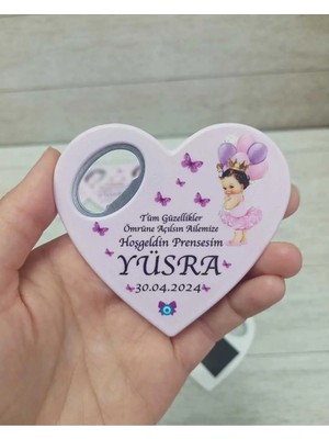 Lecatte 20 Adet Kalp Magnet Açacak Yeni Doğan, Doğum Günü, Sünnet, Nişan, Söz, Düğün Hediyelik