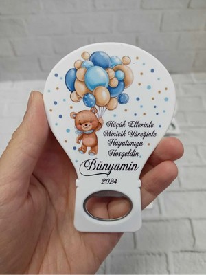 Lecatte 20 Adet Balon Magnet Açacak Yeni Doğan, Doğum Günü, Sünnet, Nişan, Söz, Düğün Hediyelik