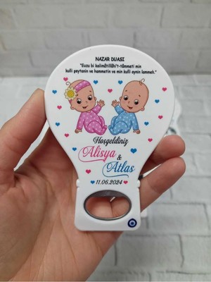 Lecatte 20 Adet Balon Magnet Açacak Yeni Doğan, Doğum Günü, Sünnet, Nişan, Söz, Düğün Hediyelik