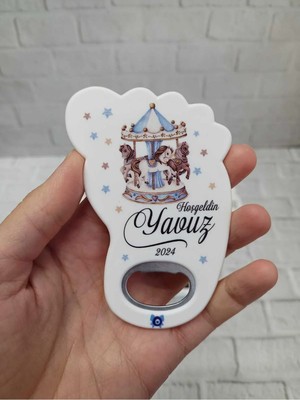 Lecatte 20 Adet Ayak  Magnet Açacak Yeni Doğan, Doğum Günü, Sünnet, Nişan, Söz, Düğün Hediyelik