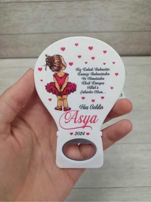Lecatte 20 Adet Balon Magnet Açacak Yeni Doğan, Doğum Günü, Sünnet, Nişan, Söz, Kırmızı Bebek Temalı