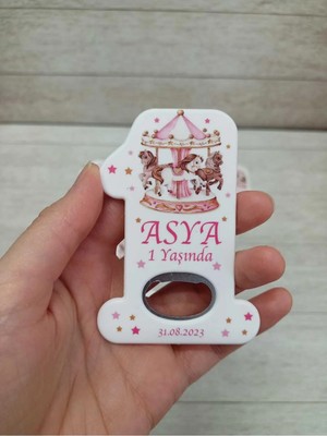Lecatte 20 Adet Bir Magnet Açacak Yeni Doğan, Doğum Günü, Sünnet, Nişan, Söz, Atlı Karıncalı