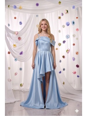 Miss Helina Abiye Elbise 11-15 Bebe Mavi
