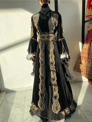 Aashiv's Collection Kına Elbisesi Bindallı Kaftan