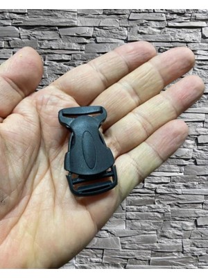 Flea Market 10 Adet Plastik Çanta Tokası Kilitli Plastik Toka ( 2 Cm)