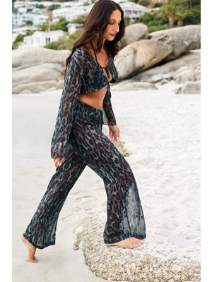 Penti Clove Leopar Desenli Pantolon