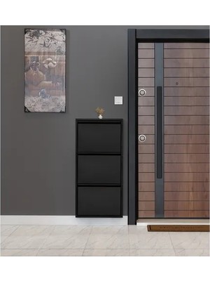 Vivense Ezel Ayakkabılık, 3 Katlı, Antrasit
