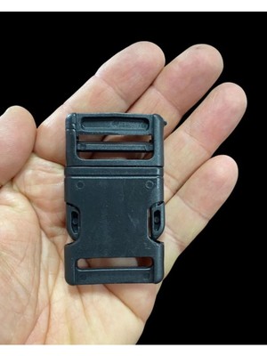 Flea Market 10 Adet Plastik Çanta Tokası Kilitli Plastik Toka ( 3 Cm)