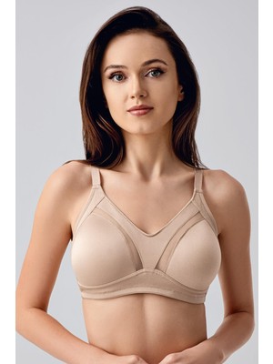 Cotonhause Kadın Balensiz Minimizer Toparlayıcı Cappuccino Sütyen C1T0N0643