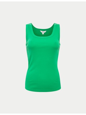 Marks & Spencer Pamuk Karışımlı Ribana Slim Fit Atlet