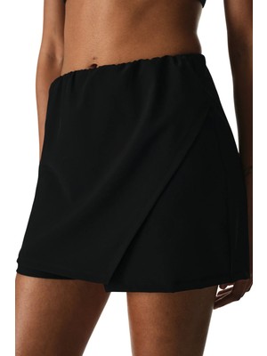 Penti Siyah Skirt Deniz Şortu