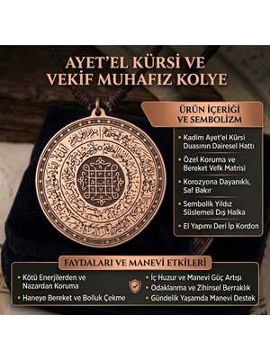 Zib Grips %100 Saf Bakır Kolye Frekans Tılsımı Sayı Vefki