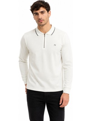 Advante Erkek Mevsimlik Spor Polo Yaka Fermuarlı Sweatshırt BGL-ST05468