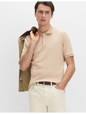 Marks & Spencer Çizgili Polo Yaka T-Shirt