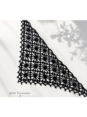 Şifalı Tasarımlar Vintage Örgü Bandana