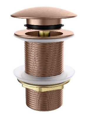 Valtemo Brass Pop-Up Mat Bronz Sifon Başlığı
