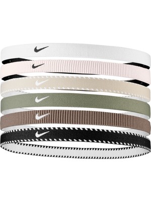 Nike Flex Classic 6pk Unisex Çok Renkli Antrenman Saç Bandı N.101.1927.111.OS Esnek Materyal ile Rahat Kullanım