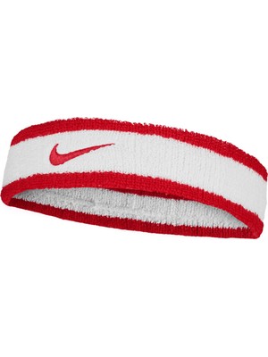 Nike Swoosh Classic Unisex Beyaz Antrenman Saç Bandı N.101.6038.119.OS