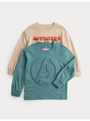 Marks & Spencer 2'li Marvel T-Shirt Seti