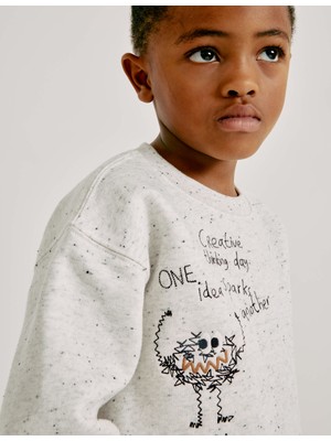 Marks & Spencer Desenli Çocuk Sweatshirt
