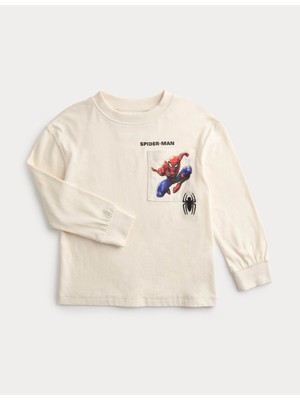 Marks & Spencer Pamuklu Spider-Man Üst