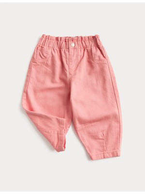 Marks & Spencer Pamuklu Paperbag Jeans