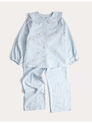 Marks & Spencer Pamuklu Desenli Pijama Takımı