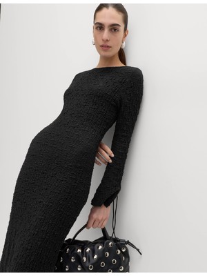 Marks & Spencer Pamuk Karışımlı Midi Elbise