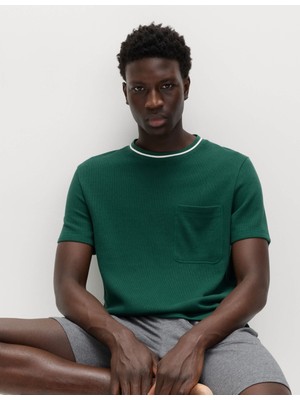 Marks & Spencer Pamuk Karışımlı Oversize Pijama Üstü