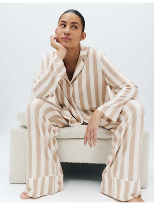 Marks & Spencer Soft Touch Desenli Pijama Takımı