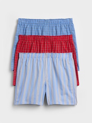 Gap Erkek Kırmızı Boxer Seti (3'lü)