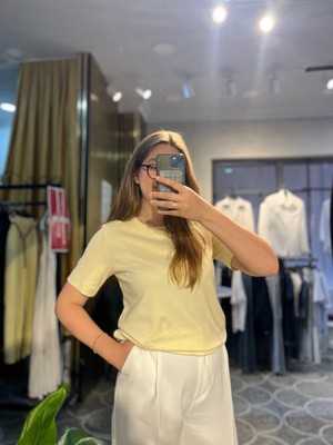 Dilvin Dekoratif Dikişli T-Shirt