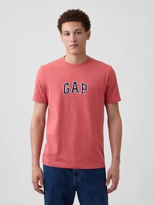 Gap Erkek Açık Kırmızı Gap Logo T-Shirt