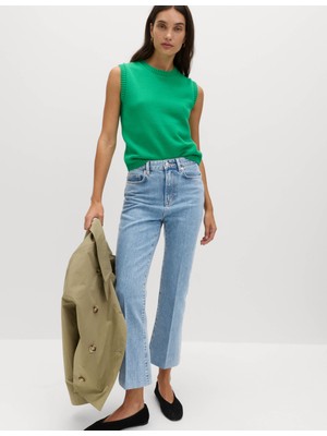 Marks & Spencer Pamuklu Kick Flare Pantolon