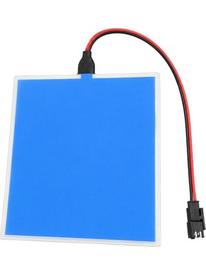 Powermaster PM-37724 100X100MM Elektrominesans (El) 3V LED Panel Mavi Aydınlatmalı Esnek Yapı